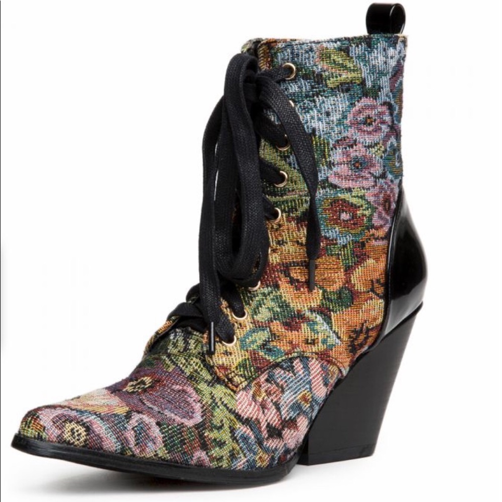 Cape Robbin Kelsey-18 Floral Booties